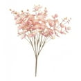 thumbnail image 6 of kowaku 3xArtificial Eucalyptus Leaves Silk Simulation Leaves Bunch Pink 3 Pcs, 6 of 9