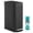 Ink Black, variant on SONGMICS Trash Can, 13 Gallon (50 L) Slim Garbage Can for Kitchen, with Soft-Close Lid, Pedal, Removable Inner Bucket, Stainless Steel, 15 Trash Bags, Space-Saving, Ink Black