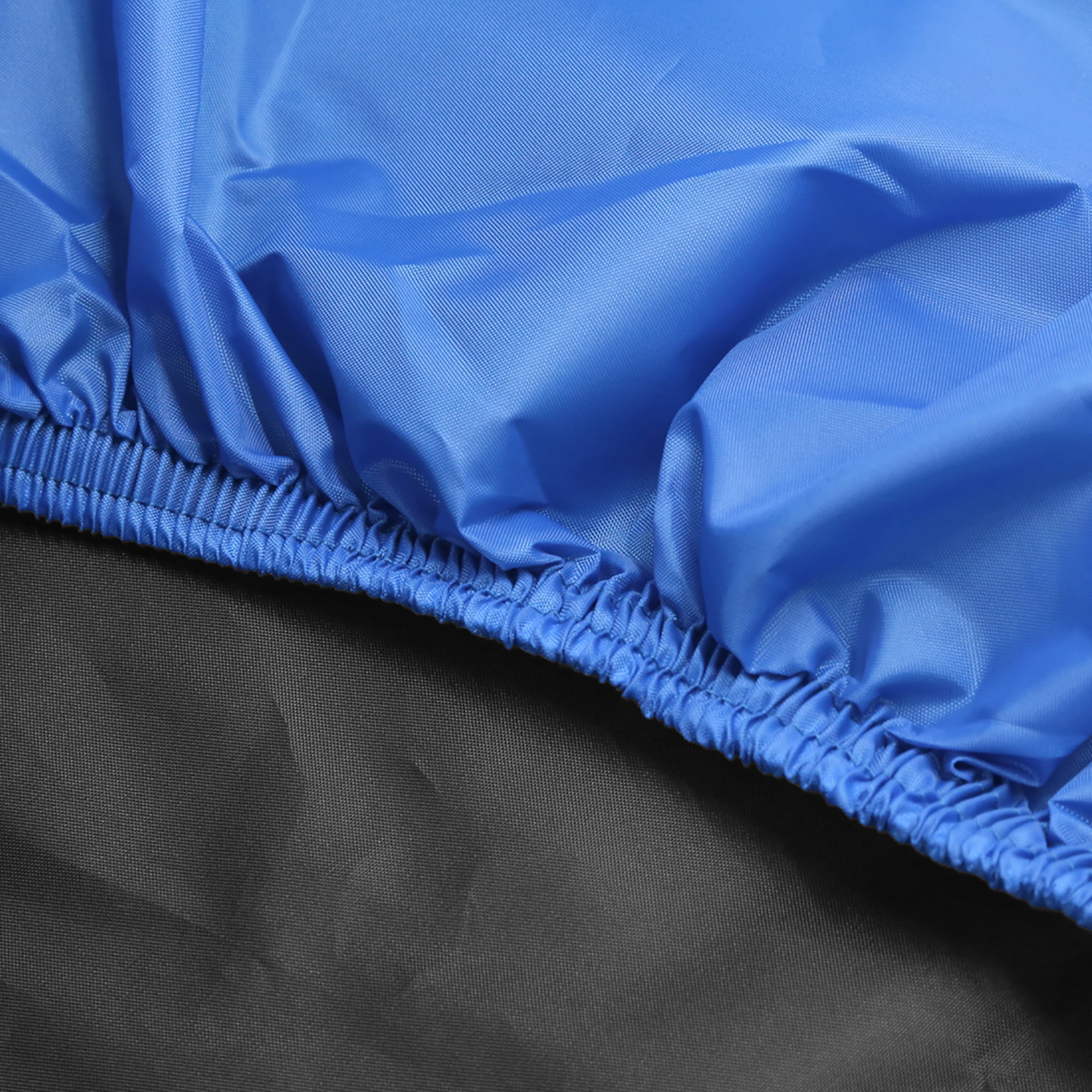 REGALWOVEN Large Motorcycle Cover all Season Waterproof UV Protection Black+Blue