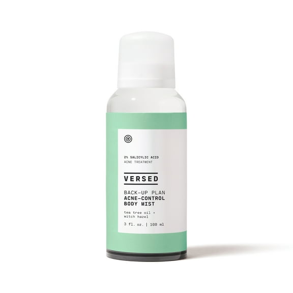 Versed Back-up Plan Acne-Control Body Mist, Treats and Prevents Breakouts, 3 fl oz