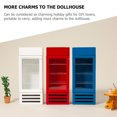 thumbnail image 3 of Shisuyan Mini Small Freezer Miniature Fridge White Wood 1Pcs 6.9X2.8In, 3 of 8