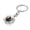 I-9I-home supplies, variant on Home 1PC Easter Bunny Double Sided Glass Keychain Key Ring with Metal Chain Hand Made Electroplating Heat Treated Cute Gift Accessory 2cm Diameter Apartment Essentials