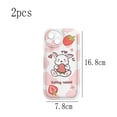 thumbnail image 2 of 2pcs Cute Cartoon Designed Cases,Animal Air cushion TPU Phone Cover Compatible with iphone 14 Promax, 2 of 5
