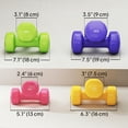 thumbnail image 3 of Soozier 44lbs Hex Dumbbell Set, Hand Weights for Home Gym, Multi-Colour, 3 of 10