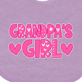 thumbnail image 4 of Inktastic Grandpas Girl Granddaughter Girls Baby Bib, 4 of 4