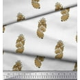 thumbnail image 3 of Soimoi Silk Fabric Floral & Paisley Block Print Fabric by The Yard 42 Inch Wide, 3 of 3