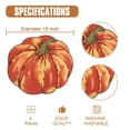 thumbnail image 3 of OVZME 4PCS Fall Placemats, Autumn Printed Pumpkin Place Mats for Kitchen Dining Table, Thanksgiving Harvest Halloween Holiday Decor Placemat, Water-Proof, Each 13" x 15", Red, 3 of 6