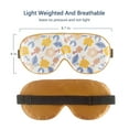 thumbnail image 3 of Aroma Season Silky Sleep Mask, Blackout, Lightweight, Blindfold for Travel&Nap, 100% Natural Stain, Sleep Blinder(Yellow), 3 of 6