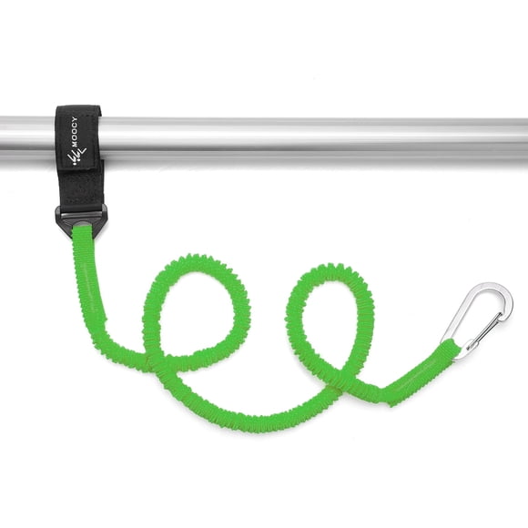GOGHOST Laisse de Pagaie pour Kayak, Accessoires de Pêche en Nylon Léger pour la Pêche et la Navigation, Vert 1 Pack
