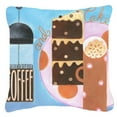 thumbnail image 1 of Carolines Treasures BCBR0116PW1414 Kitchen Collection Coffee & Cake Canvas Decorative Pillow, 1 of 4