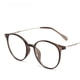 thumbnail image 3 of Adecuado para múltiples escenarios Gafas lisas y ligeras para mujer, montura de gafas de arroz ovaladas retro, gafas coreanas antiluz azul, 3 of 4