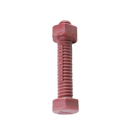 

Pet Chompion Heavyweight Dog Chew Toy For Small Breeds Toy Chew TPR Teeth Interactive Dog Toys Train Boring Dogs To Play With Biting Hex Screws Dog Bones for Puppies