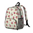 thumbnail image 2 of Pioneer Flower Floral Print Pattern Backpack for School, Cute School Bag with Adjustable Shoulder Straps and Padded Back, 13.8"x11.4"x6", 2 of 5