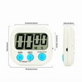 thumbnail image 4 of Kitchen Digital Food Cooking Timer Magnet Refrigerator Lcd Display Timer, 4 of 6