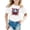 White, variant on ibiyuan Girls Shirts Size 10 Holiday Short Sleeve Girls T Shirts Size 14-16 Heart Bow Girls Tops Size 6 Crewneck Basic Tee Quality Vacation Summer Tee Top,6-7 Years