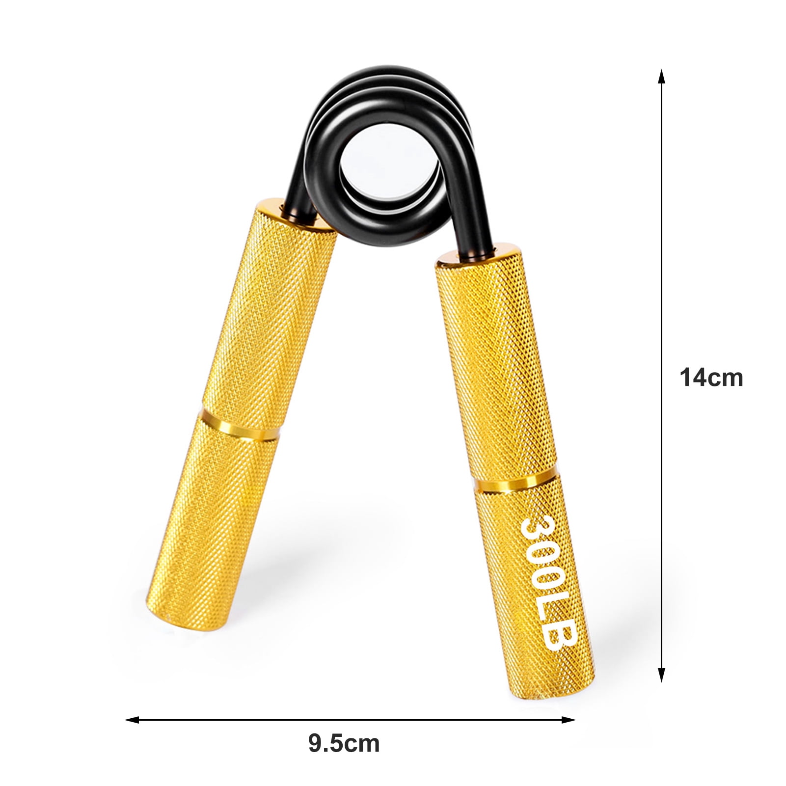 Huanledash Grip Strength Trainer Ergonomic Design Non-slip 200LB