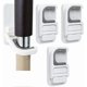 thumbnail image 1 of Broom Holder Mop Holder, Wall Mounted Self Adhesive Mop Clip Anti-Slip Wall Mounted Hook, 1 of 4