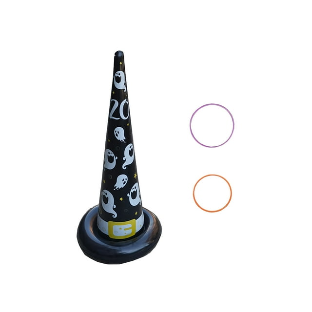 Las Decoraciones Inflables de Halloween Wansheng Sombrero de Bruja Que Lanza el Juego la Poción Inflable de la Bruja Puede Aplastar la Poción