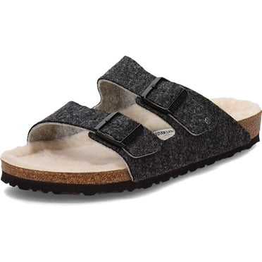 Birkenstock Mens, Arizona Wool Sandal - Regular Width 13 Anthracite