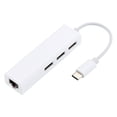 thumbnail image 1 of MesaSe USB-C Hub Portable High Speed Driver Free Type-C to USB 2.0/RJ45 Ethernet Card Docking Station for Computer, 1 of 8