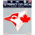 thumbnail image 1 of Blue Jays de Toronto (Rouge) Autocollant Grand Format 8x8 à Couleur de Coupe Parfaite MLB, 1 of 1