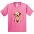 thumbnail image 3 of Inktastic Kiniart Mini Goldendoodle Youth T-Shirt, 3 of 5