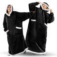 thumbnail image 4 of Winter TV Hoodie Blanket Winter Warm Home Clothes Women Men Oversized Pullover With Pockets, 4 of 7