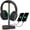 Black, variant on RGB Headphone Stand with 2 USB-C Port and 1 USB Port, Desk Gaming Headset Holder with 7 Light Modes and Non-Slip Rubber Base Suitable for Earphone Accessories (White)
