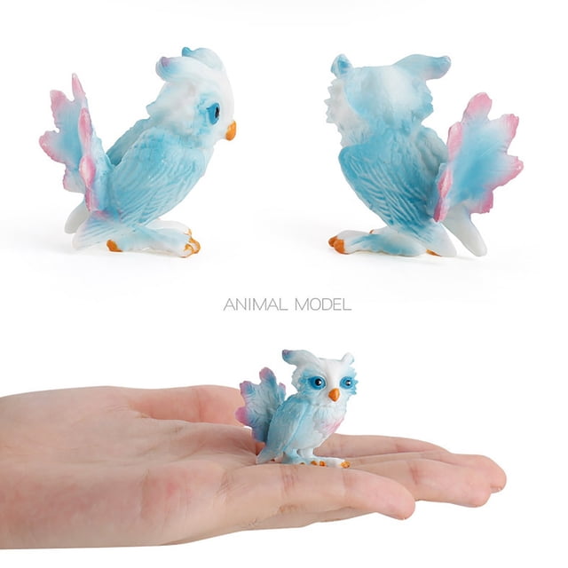 Big Save,HWRETIE Garage Kits Clearance,Mythology Simulation Model Little Bird&Monkey Cake Decoration Toy
