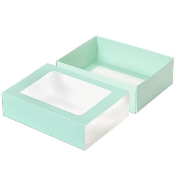 20 PK, Aqua Slide Open Candy Box Set, 6.5 x 4.75 x 2" For Candy Packaging Or Small Gifts