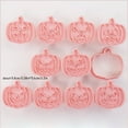 thumbnail image 4 of MOQIN 10 Piece Mini Halloween Cookie Cutters, 3d Ghost Raised Design Cookie Stamps, Cookie Cutter Set suitable for Frosting Decoration, Day of The Dead Decorations, 4 of 9