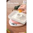thumbnail image 5 of Báscula de cocina digital con pantalla LCD, función de tara, 11 lbs. Capacidad, 0,1 oz. Graduación Precisa, Unidad ML para Líquidos - Báscula de Alimentos para Cocinar y, 5 of 5