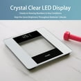thumbnail image 2 of Vitafit Digital Body Weight Bathroom Scale, Over 20Years Scale Professional Dedicating to High Accuracy Technology for Weighing, Crystal Clear LED and Step-On, Batteries Included, 400lb, Silver, 2 of 7