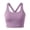 A1_Purple, variant on Women's Cross Back Sports Bra Tank Tops Square Neck Wireless Padded Workout Tank Tops Medium Support Crop Tops Gym Activewear Strappy Sports Bras Yoga Camisole with Built In Pads Beige L