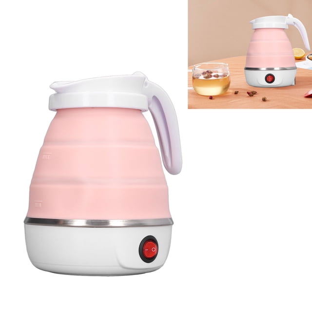 Hervidor Eléctrico De Viaje Plegable, Hervidor Eléctrico Plegable 0.6L 400W Para Acampar