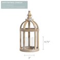 Barnyard Designs Wood Lantern Decor, Rustic Decor Candle Lantern