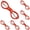 Orange, variant on SLUOHZXI 1 PCS Folding Scissors, Portable Travel Scissor, Gift for Men Glasses Shaped Mini Shear Telescopic Cutter, Anti Rust Stainless Steel Scissors for Fishing Sewing Home Office (Gold)