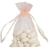 Efavormart 10PCS BLUSH Organza Gift Bag Drawstring Pouch Wedding Favors ...