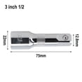 thumbnail image 1 of 1/4 3/8 1/2 Wrench Extension Bar Socket Ratchet Sleeve Connecting Rod Steering 7, 1 of 9