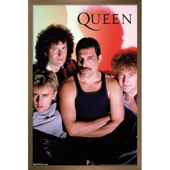 Queen - In Concert Wall Poster, 22.375" x 34", Framed