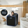 thumbnail image 4 of Costway Portable 2L Steam Sauna Spa Tent for Relaxation and Detoxification, Black/Blue, 4 of 12