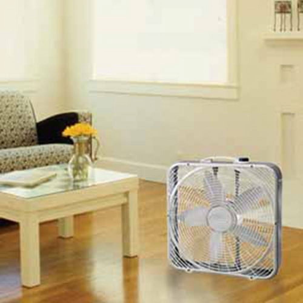 Lasko 20-Inch Premium Box Fan 3-Speed - White, 3723 - Walmart.com