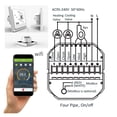 thumbnail image 2 of Room Temperature Control For Central Air Conditioning Cooling/heating Digital Wireless Wifi Thermostat ,Install Easy, 2 of 7