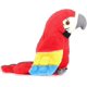 thumbnail image 4 of 2024, Peluche de loro parlante, Peluche de loro parlante de imitación, Adorable muñeco de loro parlante (rojo), 4 of 4