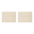 thumbnail image 1 of Bearachild Cómoda y elegante alfombrilla de baño que añade un toque de lujo al baño con una alfombra fácil de limpiar. blanco marfil 43*61 2piezas, 1 of 6