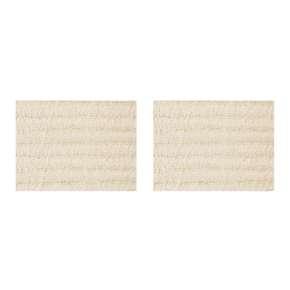 Toystoory Fácil de limpiar, alfombra de coche, interior de coche con un aspecto fresco, elegante y duradero, amplia aplicación. blanco marfil 43*61 2Conjunto