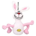 Multipet Deedle Dude Musical Interactive Plush Rabbit Dog Toy