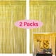 thumbnail image 3 of Paquete de 2 cortinas de aluminio con flecos y oropel metálico plateado para cumpleaños, bodas, baby showers, fiestas de discoteca, 3 of 5