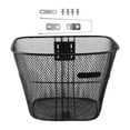 thumbnail image 2 of yotijay Bike Front Basket Black Cargo Basket for Mountain Road Bikes Folding M with Short Brace, 2 of 8
