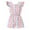 Pink, variant on KyCheLot Girls Wide Leg Romper Colorful Printed Stretchy Ruffle Sleeve Short Jumpsuit Spring Summer Clothes 1-7 Years